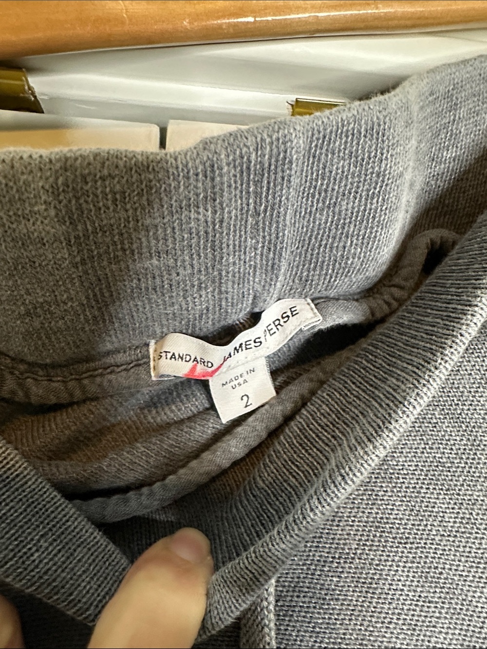James Perse Grey Maxi Skirt Sz2 Medium - Picture 3 of 5